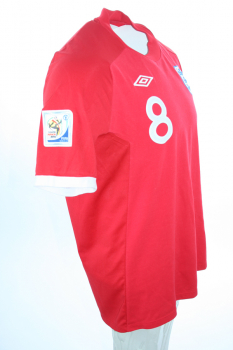 Umbro England Trikot 8 Frank Lampard WM 2010 away rot Herren M/L