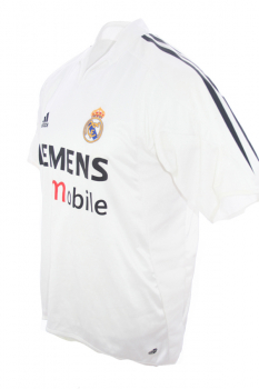 Adidas Real Madrid Trikot 5 Zinedine Zidane 2004/05 Siemens weiß Herren L und Kinder 176 cm