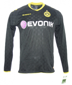 Kappa Borussia Dortmund Trikot 19 Kevin Großkreutz 2010/11 BVB match worn Schwarz Herren L