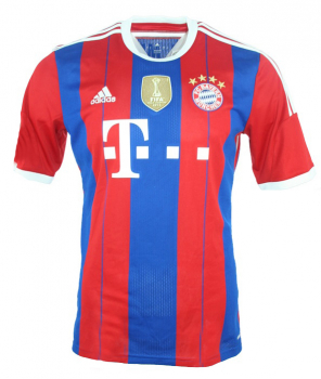 Adidas FC Bayern München Trikot 7 Franck Ribery 2014/15 heim rot blau Herren M