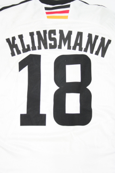 Adidas Deutschland Trikot 18 Jürgen Klinsmann WM 1998 Home DFB Herren S-M 176cm