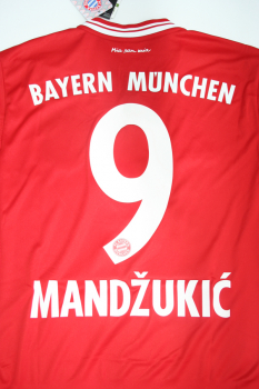 Adidas FC Bayern Múnich camiseta 9 Mario Mandzukic 2013/14 triple nuevo senor S/M o L