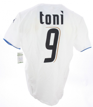 Puma Italien Trikot Italia 9 Luca Toni WM 2006 Weltmeister away weiß Herren XL