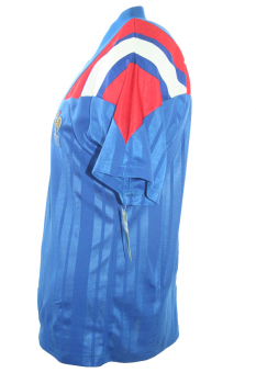 Adidas Frankreich Trikot 9 Jean-Pierre Papin Euro 1992 Heim Blau Herren M