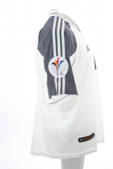 Adidas Deutschland Trikot 10 Lothar Matthäus Euro 2000 DFB Heim weiß Herren 176cm