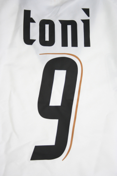 Puma Italien Trikot Italia 9 Luca Toni WM 2006 Weltmeister away weiß Herren XL