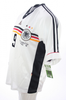 Adidas Deutschland Trikot 9 Ulf Kirsten WM 1998 Home DFB Herren S-M 176cm