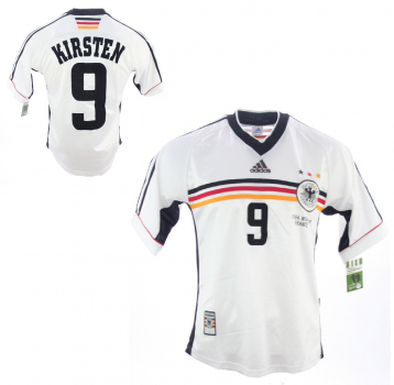Adidas Deutschland Trikot 9 Ulf Kirsten WM 1998 Home DFB Herren S-M 176cm