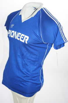 Adidas  1.FC Köln Trikot 7 Pierre Littbarski 1979-1982 Pionieer Away Blau Herren M