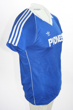 Adidas  1.FC Köln Trikot 7 Pierre Littbarski 1979-1982 Pionieer Away Blau Herren M