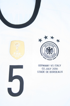 Adidas Deutschland Trikot 5 Mats Hummels 2016 Euro Heim DFB Herren M, XL oder XXL