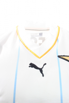Puma Lazio Rom Trikot 10 Hernan Crespo 2001/2002 away Siemens Weiß/Blau Herren M