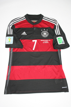 Adidas Deutschland Trikot-Shorts 7 Bastian Schweinsteiger WM 2014 DFB Auswärts Hose Herren M