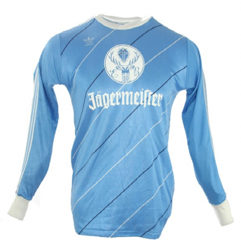 Adidas Eintracht Braunschweig Trikot 1980 Jägermeister Hellblau Away Herren M (5/6)