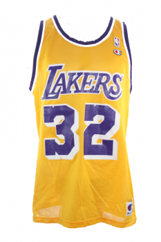 Champion Los Angeles L.A. Lakers Trikot 32 Magic Johnson Heim Gelb Herren L oder XL