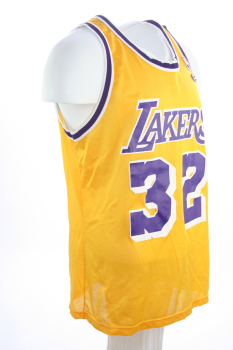 Champion Los Angeles L.A. Lakers Trikot 32 Magic Johnson Heim Gelb Herren L oder XL