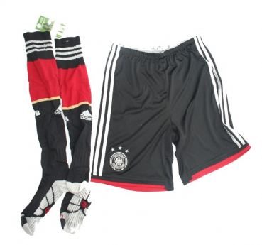 Adidas Deutschland Trikothose (Shorts mit Stutzen) WM 2014 DFB away Kinder 164cm-176cm