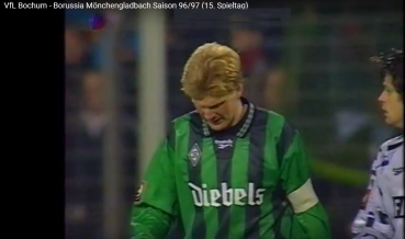 Reebok Borussia MönchenGladbach Trikot 10 Effenberg Diebels 1996/97 Matchworn Herren L