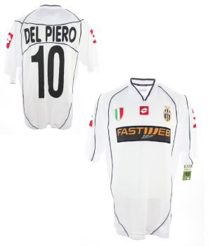 Lotto Juventus Turin Trikot 10 Del Piero Fastweb 2002/03 Fastweb Herren M/L/XXL