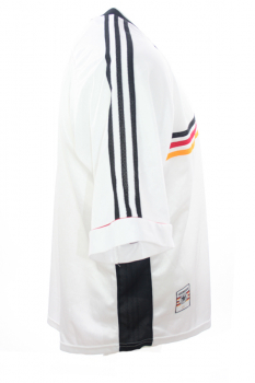 Adidas Deutschland Trikot 4 Kohler 9 Kirsten 10 Hässler uvm. WM 1998 98 DFB Heim Weiß Herren S, M, L oder XL & Kinder