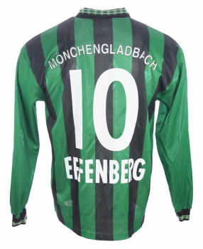 Reebok Borussia MönchenGladbach Trikot 10 Effenberg Diebels 1996/97 Matchworn Herren L