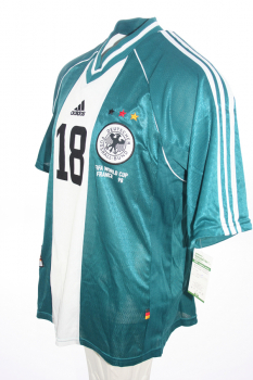Adidas Deutschland Trikot 18 Jürgen Klinsmann WM 1998 Away DFB NEU Herren L