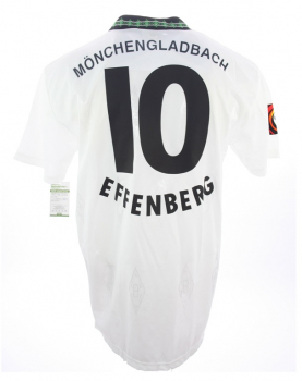 Reebok Borussia Mönchengladbach Trikot 10 Stefan Effenberg 1995/96 BMG Weiß M/XL