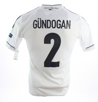Adidas Deutschland Trikot 2 Ilkay Gündogan Euro 2012 Heim DFB Herren S