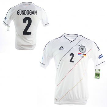 Adidas Deutschland Trikot 2 Ilkay Gündogan Euro 2012 Heim DFB Herren S
