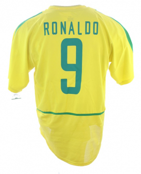 Nike Brasilien Trikot 2002 WM Weltmeister 9 Ronaldo Neu Herren L oder XL