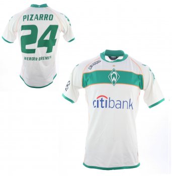 Kappa SV Werder Bremen Trikot 24 Claudio Pizarro 2008/09 NEU Herren L oder XXL/2XL
