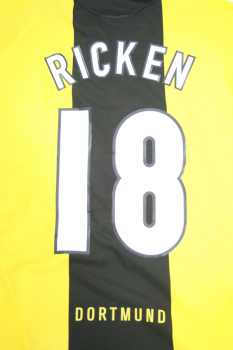 Nike Borussia Dortmund Trikot 18 Lars Ricken 2005/06 E-on BVB Auswärts Herren XXL/2XL