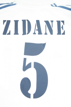 Adidas Real Madrid Trikot 5 Zinedine Zidane 2001/02 Heim langarm Matchworn Herren XL