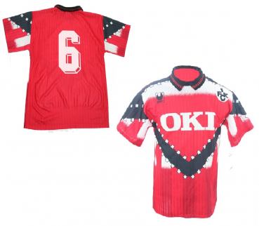 Uhlsport 1.FC Kaiserslautern Trikot 6 Andreas Brehme 1993/94 Oki Heim Kurzarm Herren S