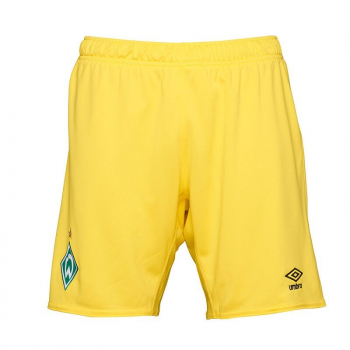 Umbro SV Werder Bremen Torwart-Trikot mit Hose 2018/19 gelb Wiesenhof Herren L
