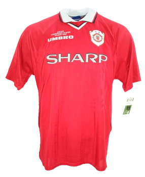 Umbro Manchester United jersey 7 David Beckham 1999/00 Champions League winners Sharp men's L/XL/XXL