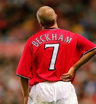 Umbro Manchester United jersey 7 David Beckham 1999/00 Champions League winners Sharp men's L/XL/XXL