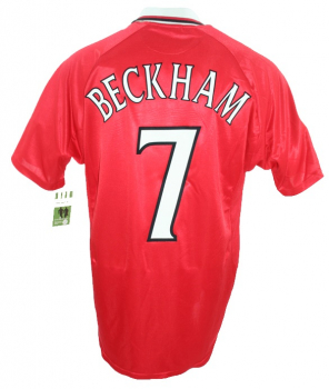 Umbro Manchester United jersey 7 David Beckham 1999/00 Champions League winners Sharp men's L/XL/XXL