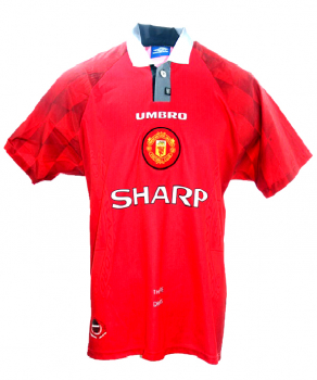 Umbro Manchester United Trikot 10 David Beckham 1996/97 sharp UEFA CL Heim Herren XL