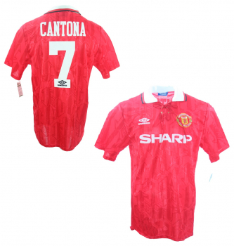 Umbro Manchester United Trikot 7 Eric Cantona 1992/94 sharp Heim Herren XL