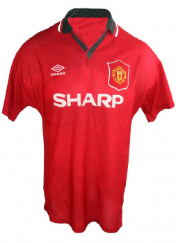 Umbro Manchester United jersey 7 Eric Cantona 1994/95 matchworn sharp red men's XXL/2XL