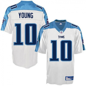 Reebok Tennessee Titans Trikot 10 Vince Young NFL Weiß Herren XL
