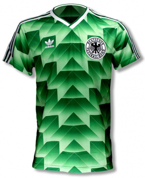 Adidas Deutschland Trikot DfB 1990 10 Lothar Matthäus grün auswärts halbfinale England Herren S