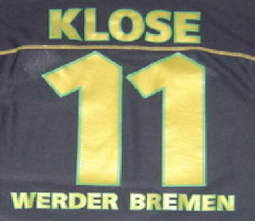 Kappa Werder Bremen Trikot 2004/05 Schwarz 10 Micoud 11 Klose 17 Klasnic Event Herren S/M/L/XXL
