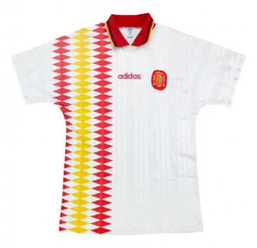 Adidas Spanien Trikot WM 1994 Weltmeisterschaft 94 USA auswärts weiß Herren M