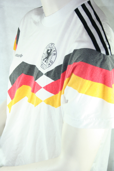 Adidas Alemania camiseta maillot 1990 90 blanco senor S-M = 176 cm