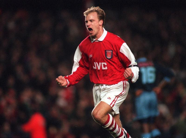 Nike Arsenal London Trikot 10 Dennis Bergkamp 1995/96 JVC Heim Herren 2XL/XXL