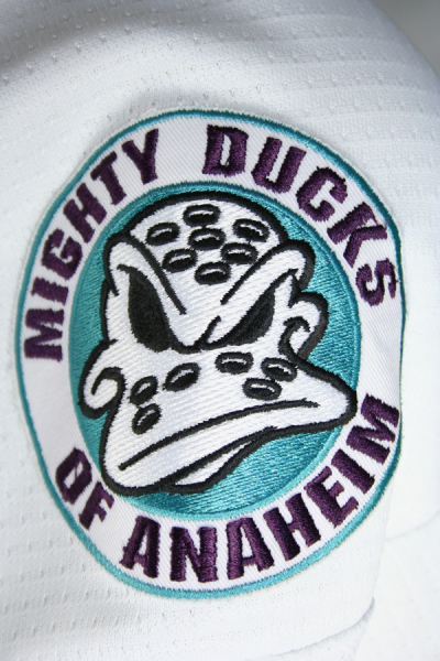 Nike Anaheim Mighty Ducks Trikot NHL Eishockey Weiß Movie Herren S/M/L/XL/XXL