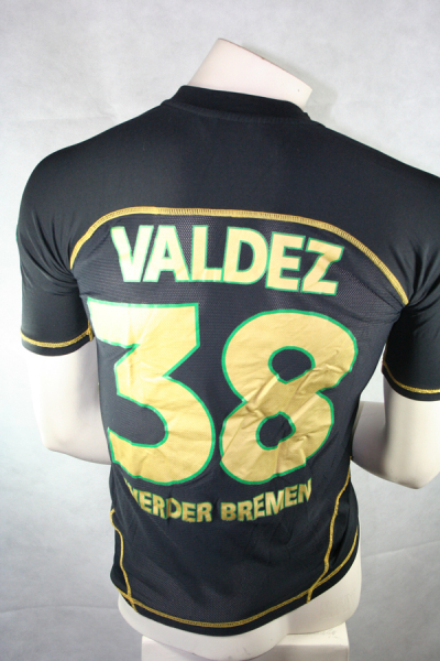 Kappa Werder Bremen Trikot 38 Nelson Valdez Event Schwarz Herren S