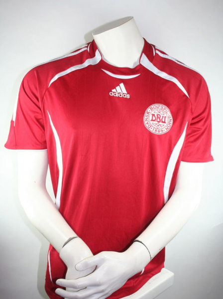 Adidas Dänemark Trikot DBU WM 2006 und quali Euro 2008 heim rot Herren M